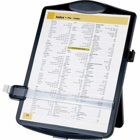 Business Source Document Holder, Easel-style, Adj Clip, 11-1/2inx2inx13-1/2in, BK BSN38950